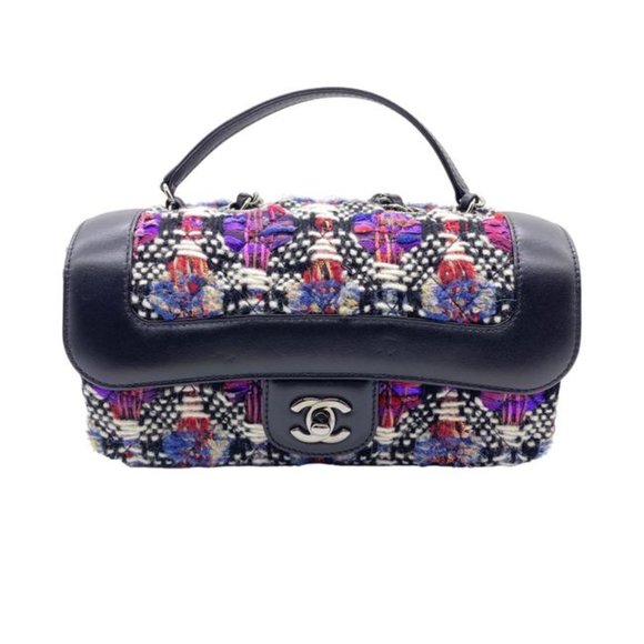 CHANEL Handbags - Chanel 2017 Classic Tweed Multicolor Shoulder Bag